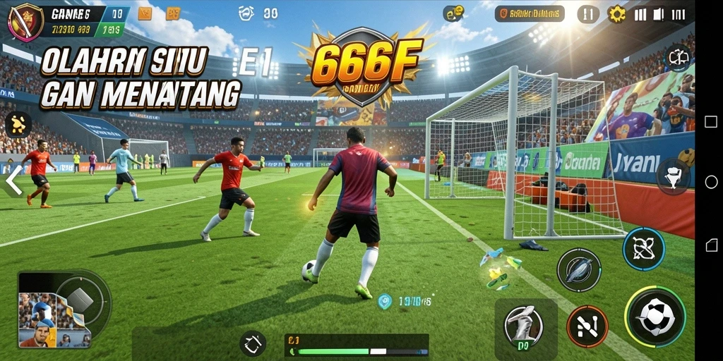 Gameplay seru di 666F dengan berbagai olahraga.