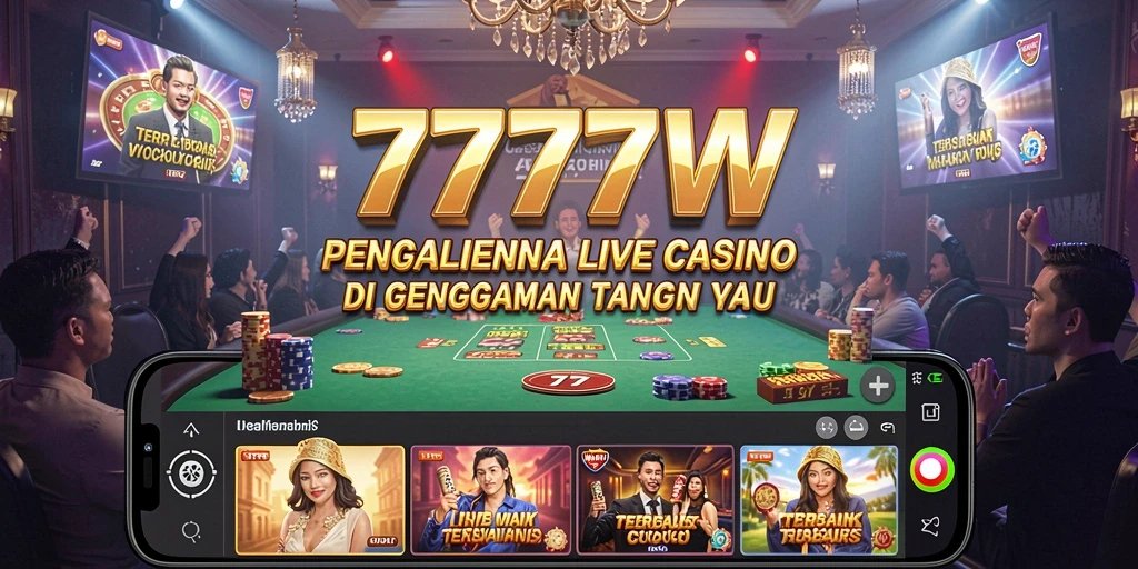 Gameplay seru dan mendebarkan di 7777W Live Casino.