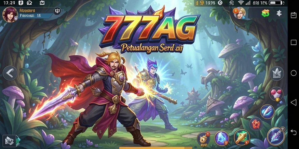 Gameplay seru dalam petualangan epik 777AG.
