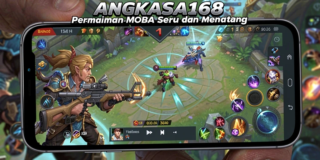 Tampilan seru gameplay ANGKASA168 dalam pertempuran tim.