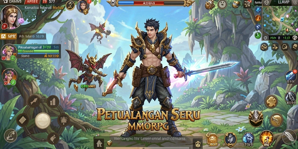Tangkapan layar gameplay seru API77 dengan grafis menawan.