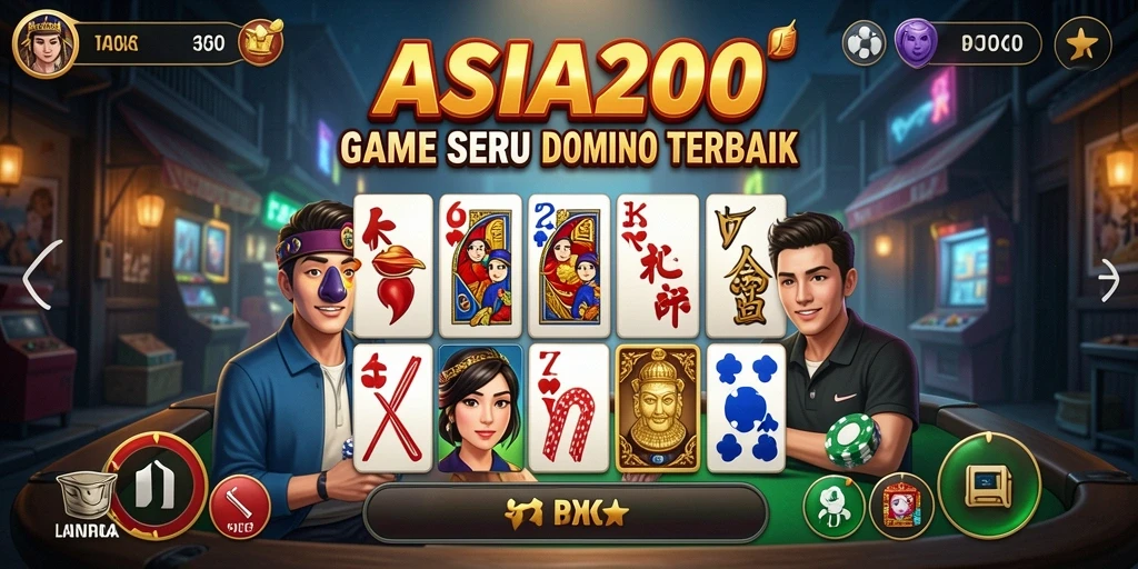 Tampilan gameplay seru ASIA200 dengan pemain aktif.