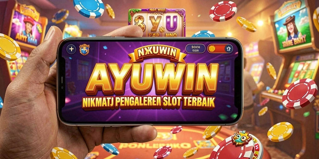 Tampilan gameplay menarik AYUWIN dengan berbagai pilihan slot.