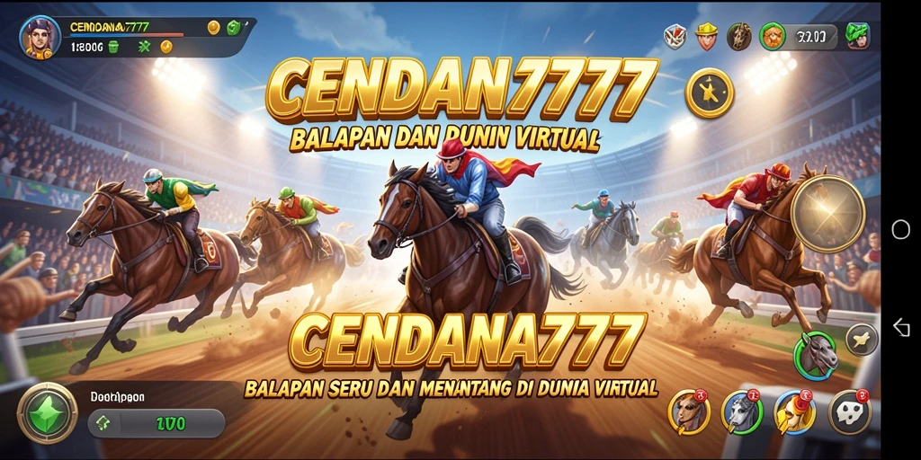 Tampilan aksi balapan CENDANA777 yang mendebarkan.