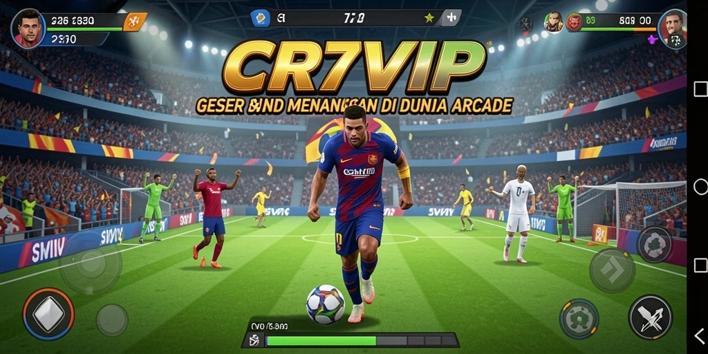 Tampilan gameplay seru CR7VIP yang menantang dan penuh warna.