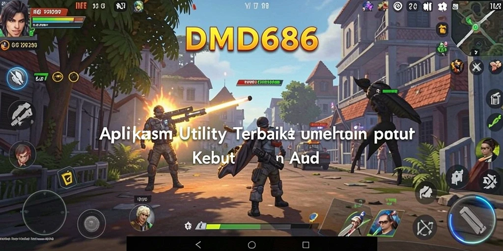 Tangkapan layar utama dari DMD686 menunjukkan antarmuka aplikasi Utility yang efisien.