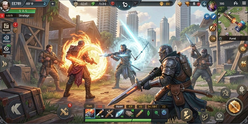 Gameplay seru dan dinamis dalam EE789 yang menggugah semangat bermain.