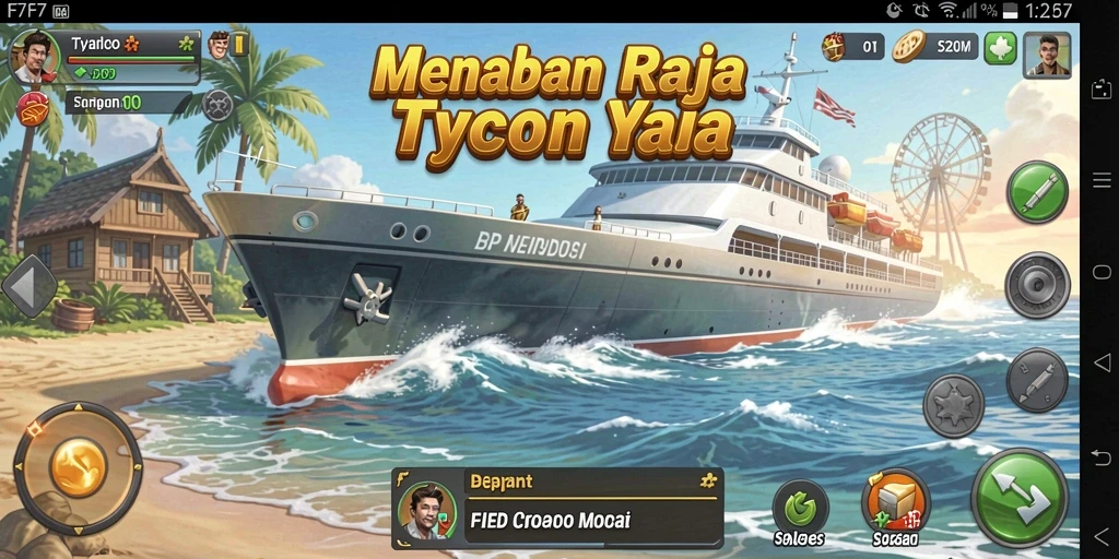 Tangkapan layar utama F7F7 menampilkan gameplay yang seru dan strategis.