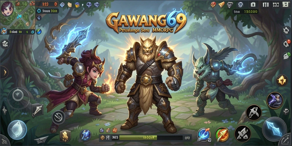 Tangkapan layar GAWANG69 menampilkan petualangan seru pemain dalam dunia MMORPG.