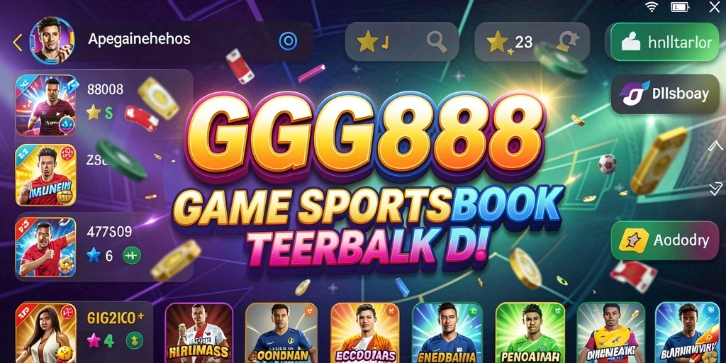 Tampilan utama GGG888 menampilkan berbagai pilihan taruhan olahraga yang menarik.