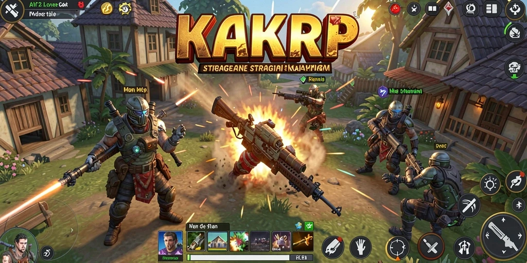 Tampilan gameplay KAKRP yang menakjubkan dan penuh strategi.