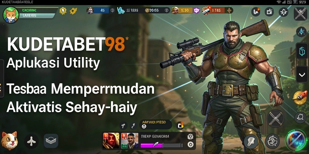 Tampilan antarmuka KUDETABET98 yang bersih dan modern.