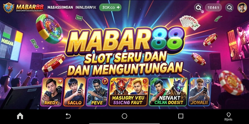 Screenshot gameplay MABAR88 menampilkan keseruan permainan Slot.