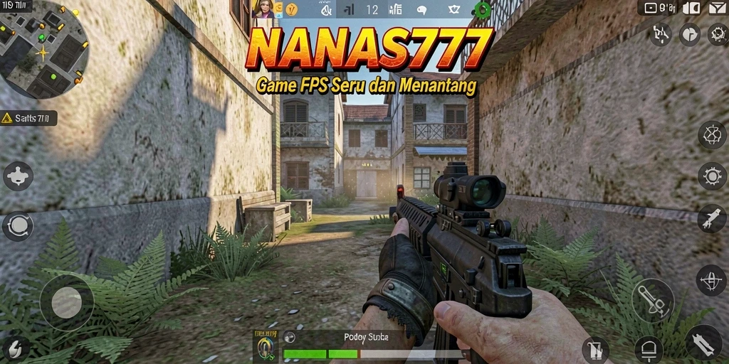 Tampilan menegangkan dari gameplay <strong>NANAS777</strong> dengan aksi pertempuran yang intens.