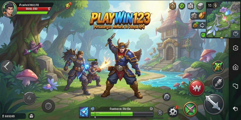 Screenshot gameplay RPG yang menarik dan penuh aksi.