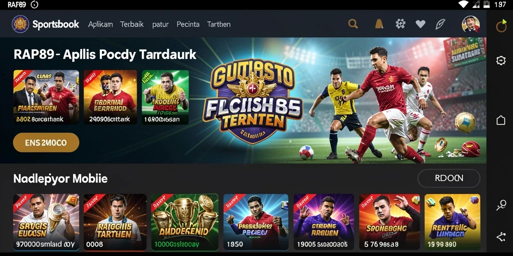 Tampilan gameplay RAP89 yang menarik dan interaktif untuk bertaruh.