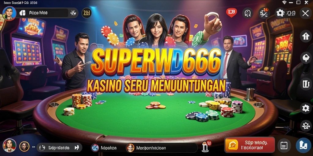 Tampilan gameplay menarik dalam SUPERWD666 yang menggugah semangat bermain.