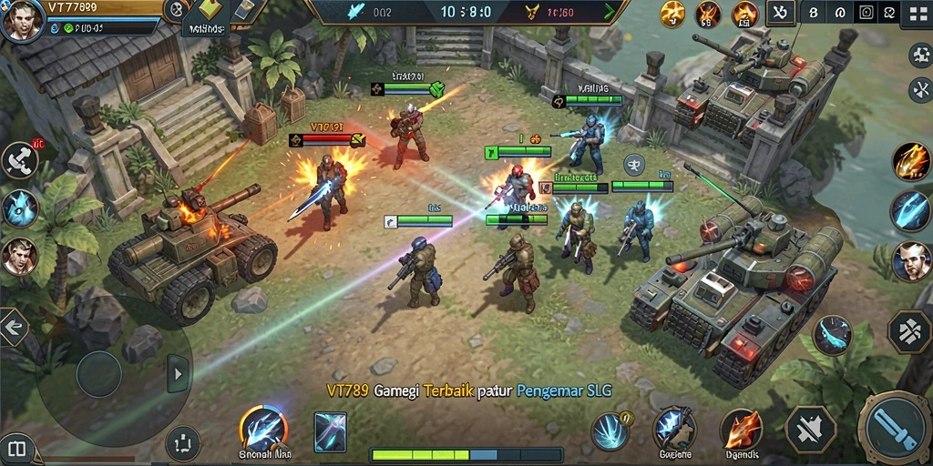 Gambaran gameplay menarik dalam permainan strategi VT789.
