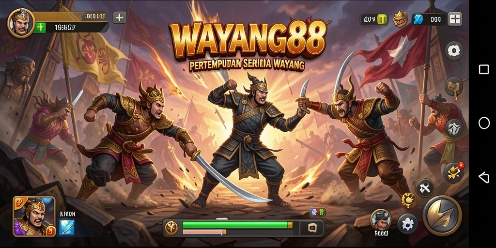 Tampilan seru saat bertempur di WAYANG88, penuh aksi dan strategi.