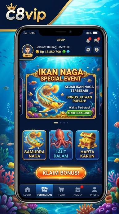 Proses unduh aplikasi di c8vip yang cepat dan mudah.